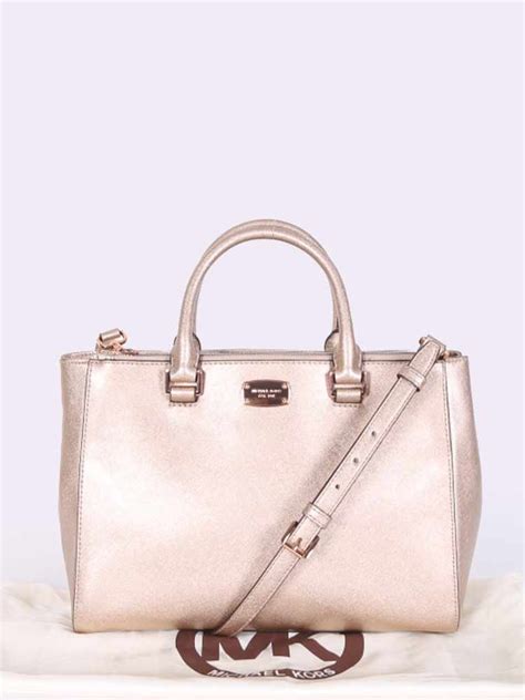 Michael Kors Ledertasche/bag Kellen XS Satchel RoseGold